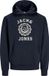 JACK&JONES JJVICTO SWEAT HOOD Heren Sweater L Katoen/Polyester Navy Blazer