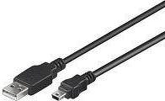 Wentronic USB 2.0 Mini-B Cable - 3m - Black - 10 Pack