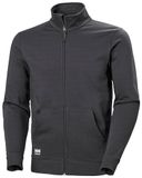 Helly Hansen Workwear Heren Klassieke Ritssweatshirt, 970 Donkergrijs, XS