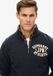 Superdry Vintage Athletic sweatshirt met halve ritssluiting Heren XXL eclipse navy