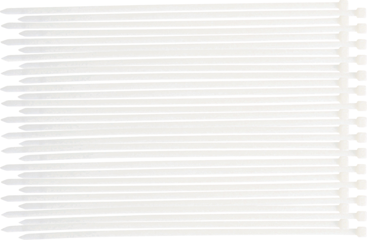 KRAFTMANN 80774 Kabelbinders - wit - 8 mm x 400 mm - 30 stuks
