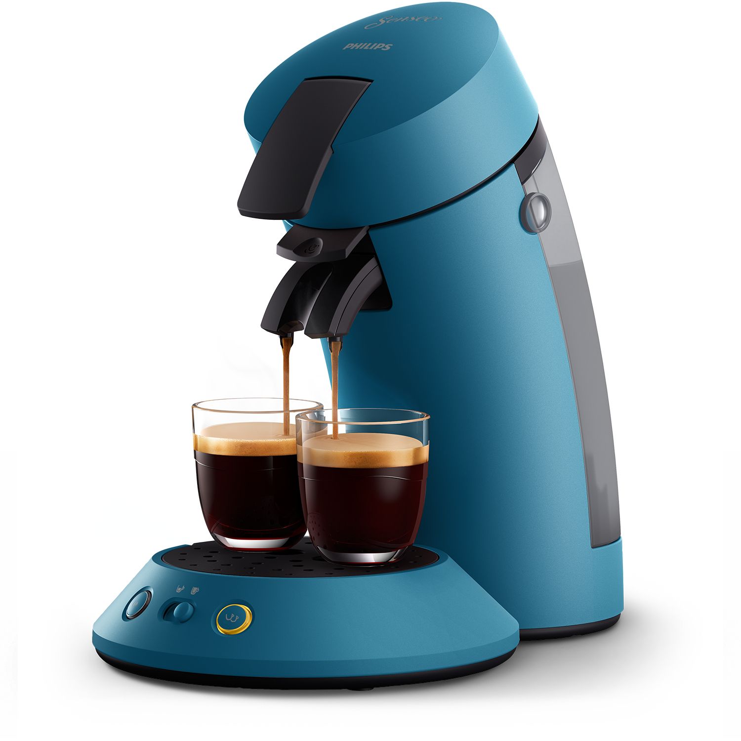 Philips Senseo CSA210/00 - Blue Coffee Pod Machine with Coffee Boost Technology