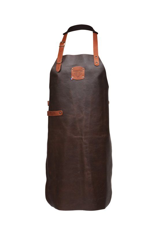 Diamant Sabatier Bon Cuir Schort - leer - chocolat - 82cm - 8711942299187