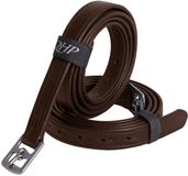 QHP Beugelriemen Leer Bruin 120 cm
