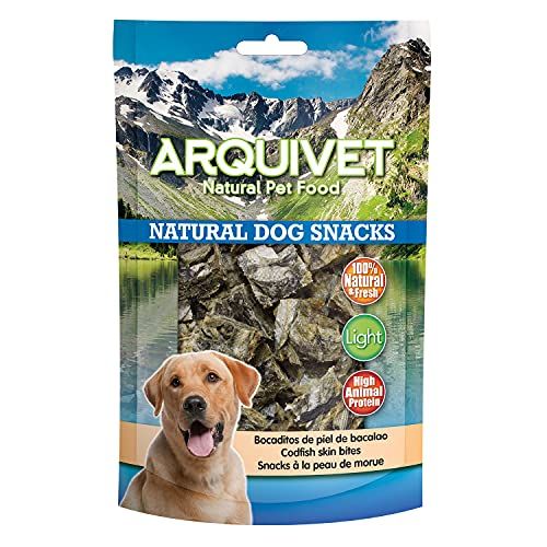 Arquivet 12 x 70 g Cod Skin Snacks - Natural Dog Treats