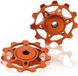 XLC derailleurwielest alu gefreesd oranje