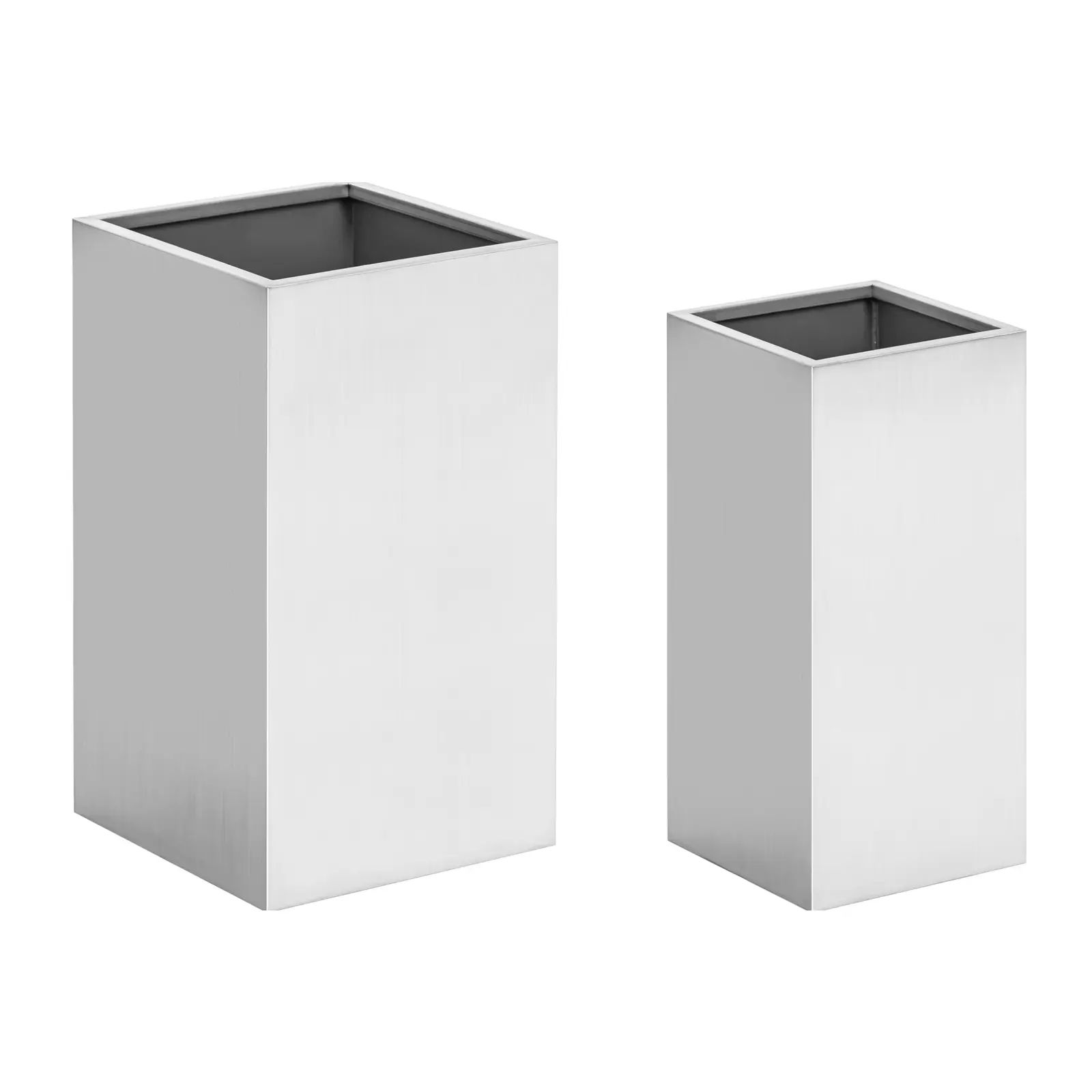 Plantenbak - set van 2 - RVS - Royal Catering