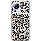 1001 coques Xiaomi Bedrukt siliconen hoesje compatibel met Xiaomi 13 Lite Leopard