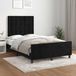 vidaXL Cadre de lit - Noir - 120x190 cm - Velours