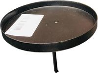 HBX natural living Kandelaar op pin 2 stuks Ø8,5xh8,2cm zwart