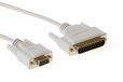 ACT AK7253 Seriële printerkabel 3 m Beige