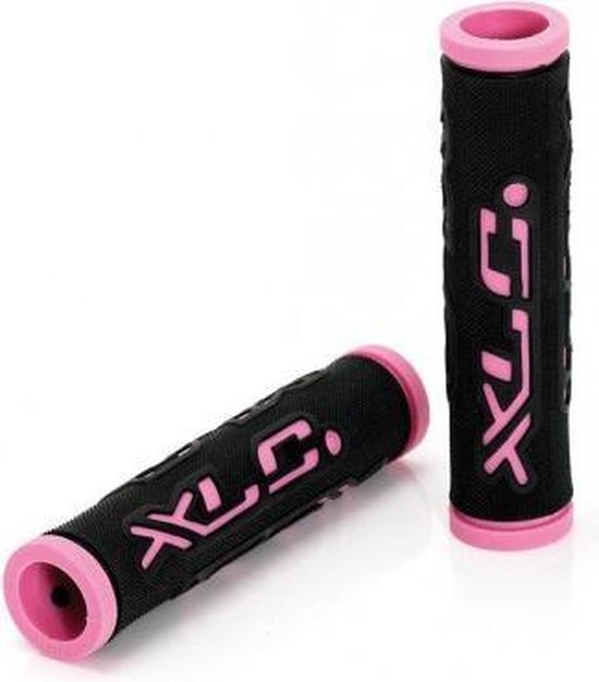 XLC handvatten dual colour GRG-07 125mm zwart/roze