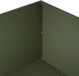 vidaXL Plantenbak Olijfgroen 100 x 100 x 40 cm Koudgewalst Staal