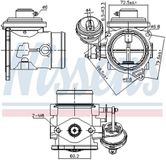 NISSENS Vanne EGR 98301