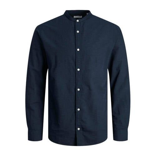 JACK & JONES ESSENTIALS JJELINEN Slim Fit Overhemd - Blauw
