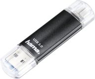 Hama Laeta Twin USB flash drive 64 GB Zwart