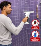 KÄRCHER KWI 1 Plus Fenstersauger Akku-Fenstersauger kabellos Kein Tropfen, keine Schlieren - Ladegerät und Fensterreiniger-Konzentrat nicht vorhanden B-Ware – geprüft Weiß
