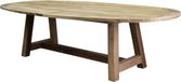 AVH-Collectie Kingston dining tuintafel 280x130x77 cm teak bruin