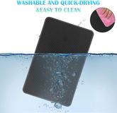 Solidchoice - Tapis antidérapant pour voiture, jeu de 2 pièces, noir