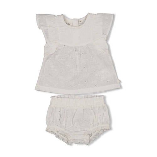 Feetje top + bloomer Summer Woven wit