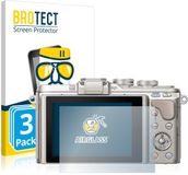 BROTECT Screenprotector 3 Stuks voor Olympus PEN E-PL8 Beschermglas transparant