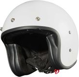 Peroz Filus Wit Metallic Jethelm - Helm