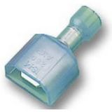 TE Connectivity 3-520107-2 Connecteur mâle plat Largeur d'insertion : 6.3 mm Épaisseur d'insertion : 0.8 mm 180 ° Entièrement isolé Bleu 1 pièce(s)