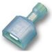 TE Connectivity 3-520107-2 Connecteur mâle plat Largeur d'insertion : 6.3 mm Épaisseur d'insertion : 0.8 mm 180 ° Entièrement isolé Bleu 1 pièce(s)