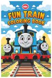 Train Coloring Book: Train Coloring Book for Kids Ages 3–12 | Fun, Easy, and Big Train Designs to Color | 6x9 Inches | 50+ plus Pages for Different Trains