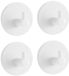 MSV Kheo Wandhaak Set – 4 Stuks Mat Wit