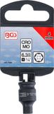 BGS technic BGS Kracht Dopsleuteldop zeskant - 1/4 - 4 mm