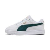 PUMA Caven III Baskets pour jeunes, White Herb Garden Gold Green, 38 EU