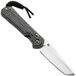 Chris Reeve Small Sebenza 31 S31-1229, Stonewashed CPM MagnaCut Tanto, Sandblasted Titanium, Black Canvas Micarta Inlay, linkshandig zakmes