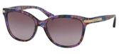 Coach Hc 8132 Lunettes de soleil femme violettes carrées violettes 57mm