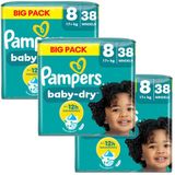 Pampers Baby Dry Maat 8 Maandbox 114 Stuks 17+ KG