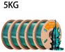 PLA 3D-printerfilament - Silk, dubbele kleur PLA - 1,75 mm ±0,03 mm - FDM - 5 kg spoel - Perfect opgerold - Noir, vert