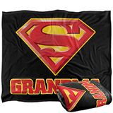 SUPERMAN LOGO Silky Touch Super Zachte Sprei Deken 152 x 127 cm