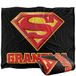 SUPERMAN LOGO Silky Touch Super Zachte Sprei Deken 152 x 127 cm