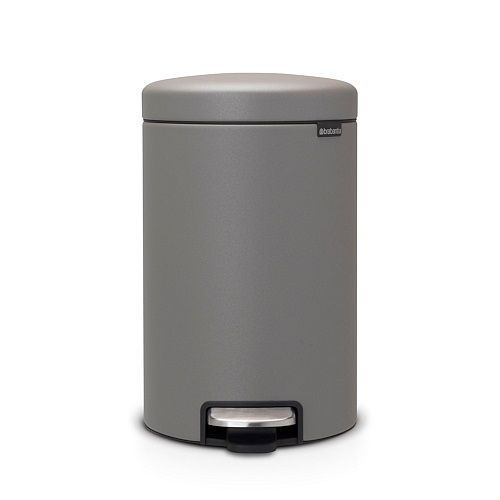 Brabantia New Icon Pedaalemmer Mineral Concrete Grey - 12 L