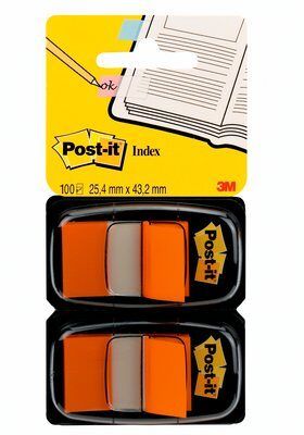 Post-it 680-O2EU Indexkaarten oranje 4,32 cm x 2,50 cm