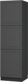 Vicco Hoge kast Fame-Line, Anthrazit-Gold landelijk/Antraciet, 60 cm
