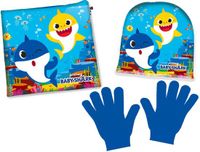 Pinkfong Baby Shark Winterset Blauw Polyester 3-delig Unisex One Size