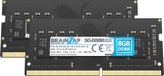 BRAINZAP 16Go (2x8Go) DDR4 2133MHz PC4-2133P-SEO-10 SO-DIMM CL15 1Rx8 1.2V Unbuffered Non-ECC Mémoire vive pour ordinateur portable