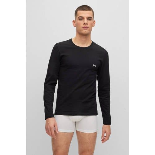 BOSS ondershirt (3-pack) - donkerblauw/wit/zwart