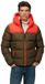 Superdry - Colourblock Gewatteerde Jas Met Capuchon - Heren - Slate Brown