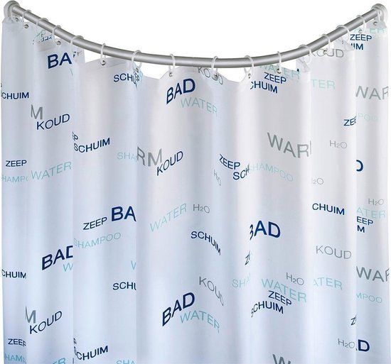WENKO Curved shower rod Chrome 80 x 80 / 90 x 90 cm