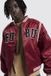 Fubu College Satin Varsity Jacket rouge/noir/crème