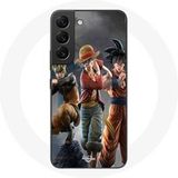 Maniacase Etui voor Samsung Galaxy S22 Sangoku naruto Luffy one piece Dragon Ball z 3D Anime manga