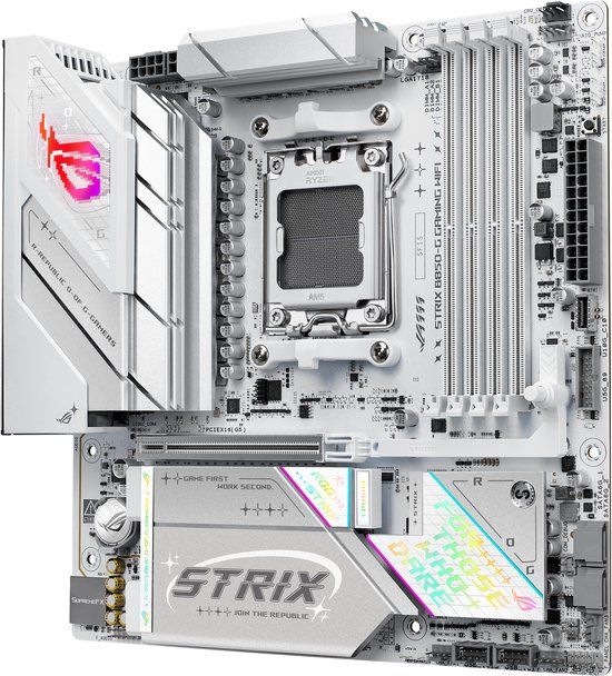 ASUS ROG STRIX B850-G GAMING WIFI Moederbord - Socket AM5 - Micro-ATX - AMD B850 chipset - DDR5 - WiFi 7