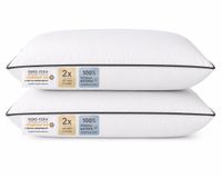 Princess Line Premium Classic Hoofdkussen - 60x70 cm - Hotelkwaliteit Perkal Katoen - Verstelbaar & Navulbaar - Anti-allergisch - Wit - Set van 2